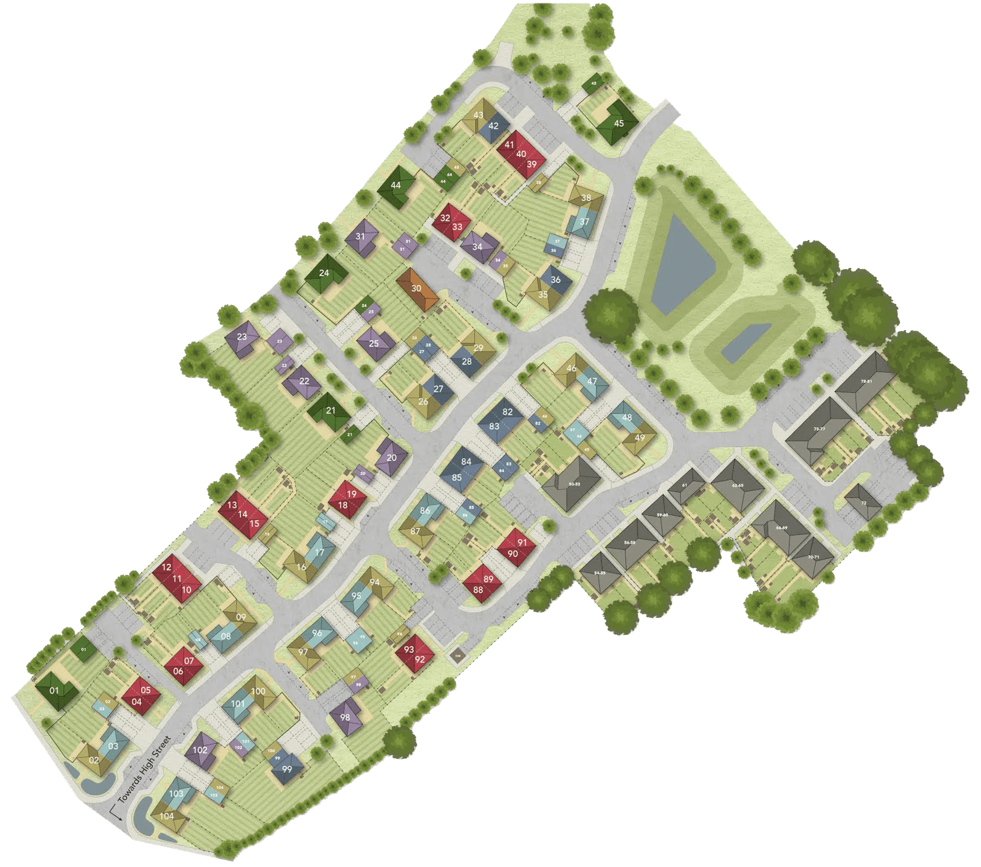 SitePlan Mulberry Place