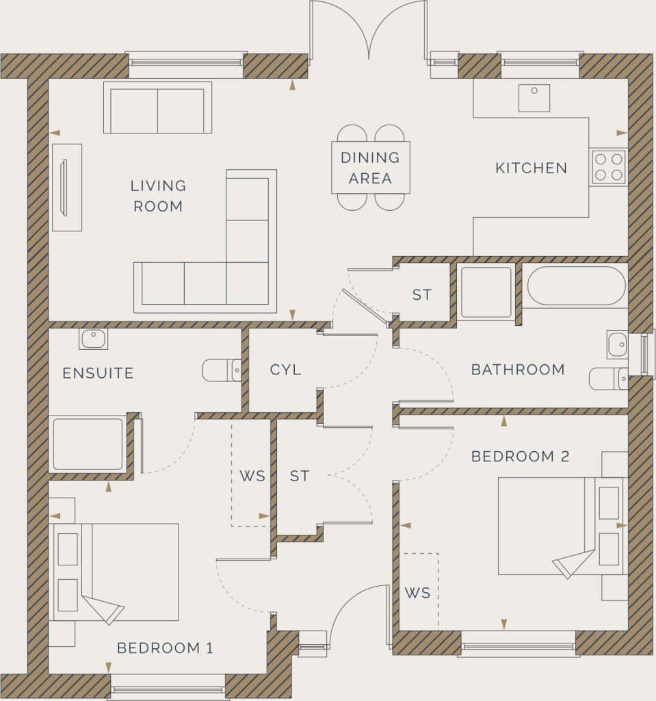 The Rosewood Floorplan