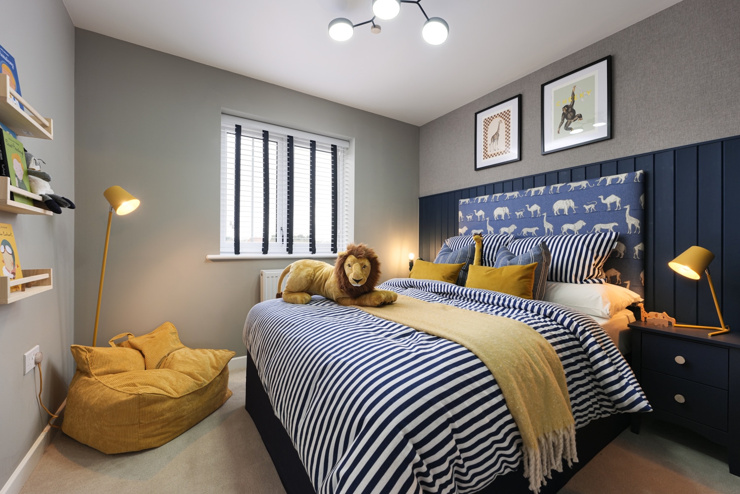 Bedroom 4 in the Thurnham house at Grovehurst Gate.