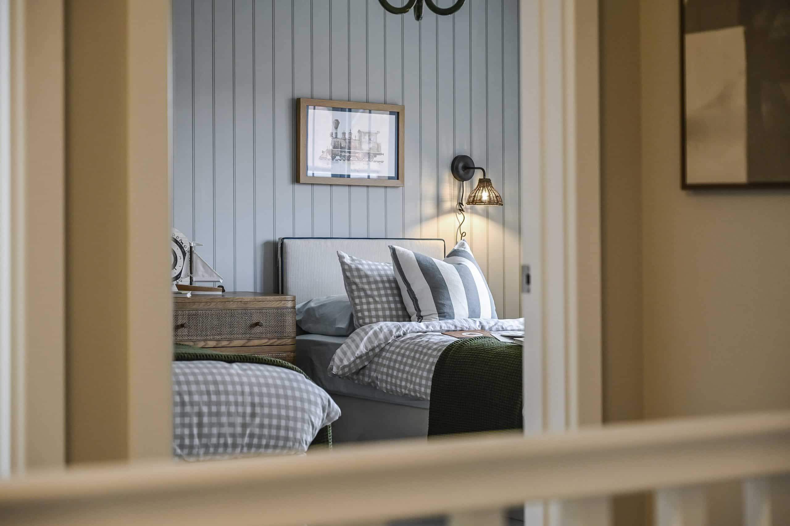 View into bedroom 3 in The Brasted at The Fairways.