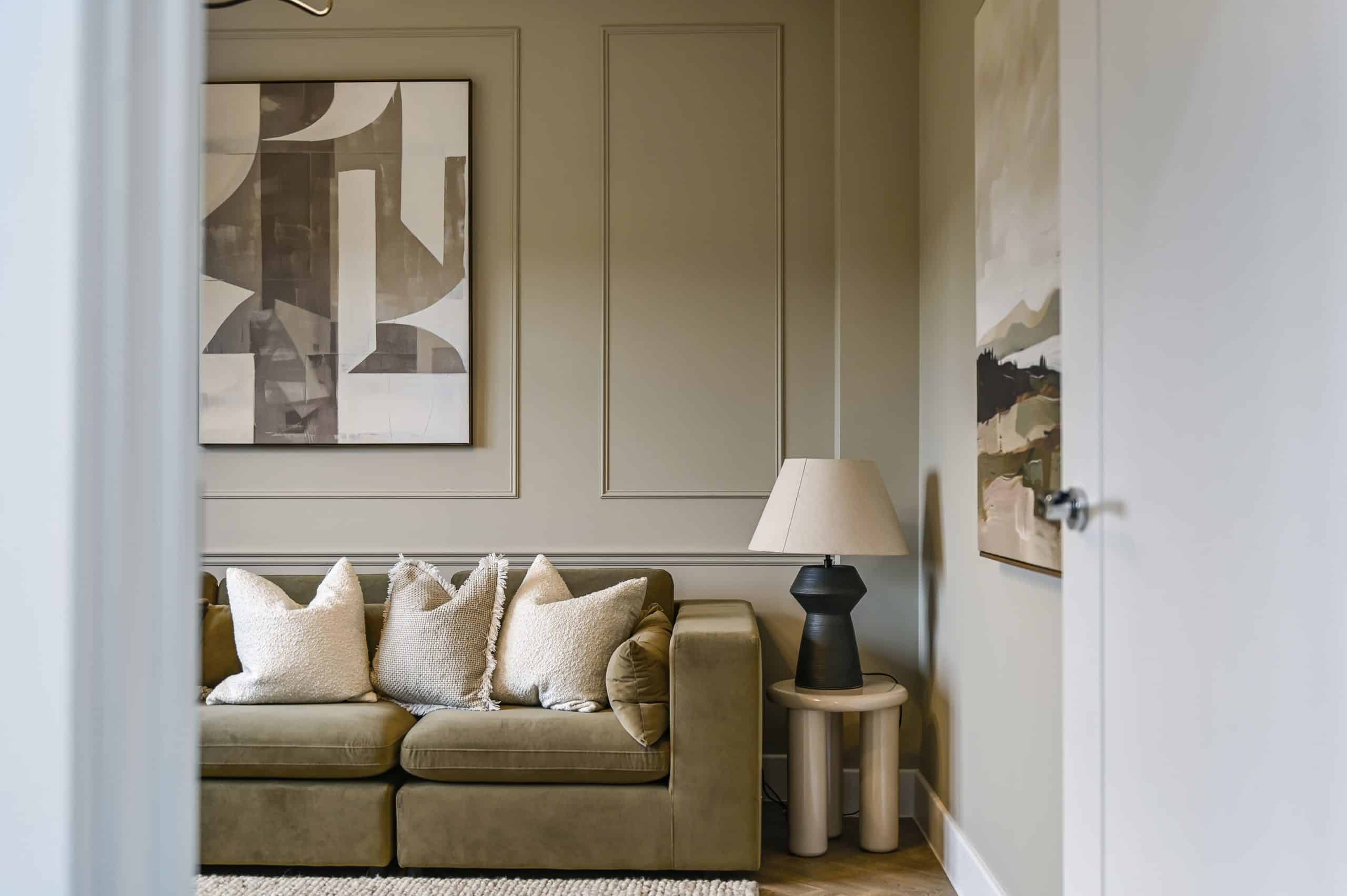 The family room in The Brasted at The Fairways.