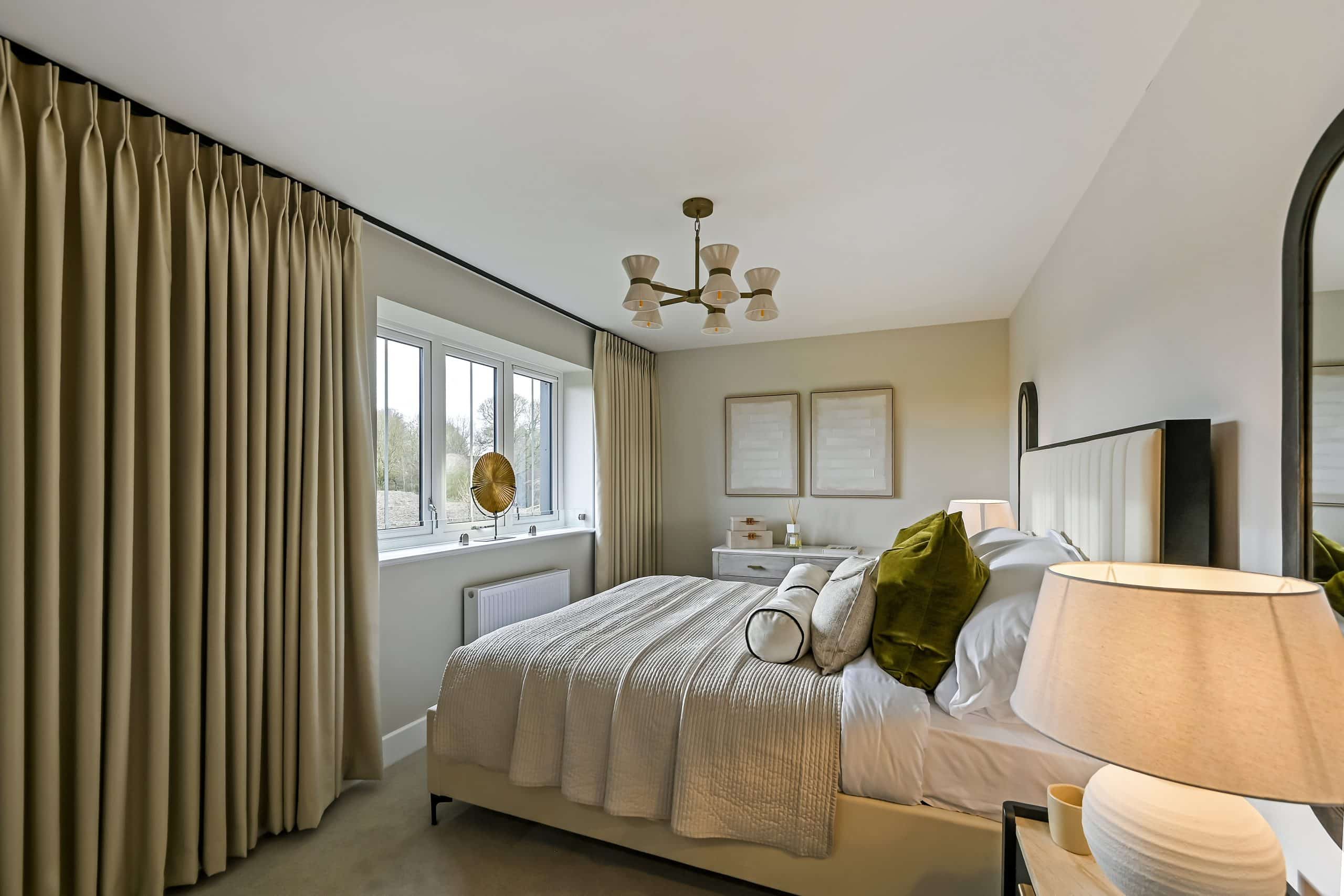 Bedroom 1 in The Brasted at The Fairways.