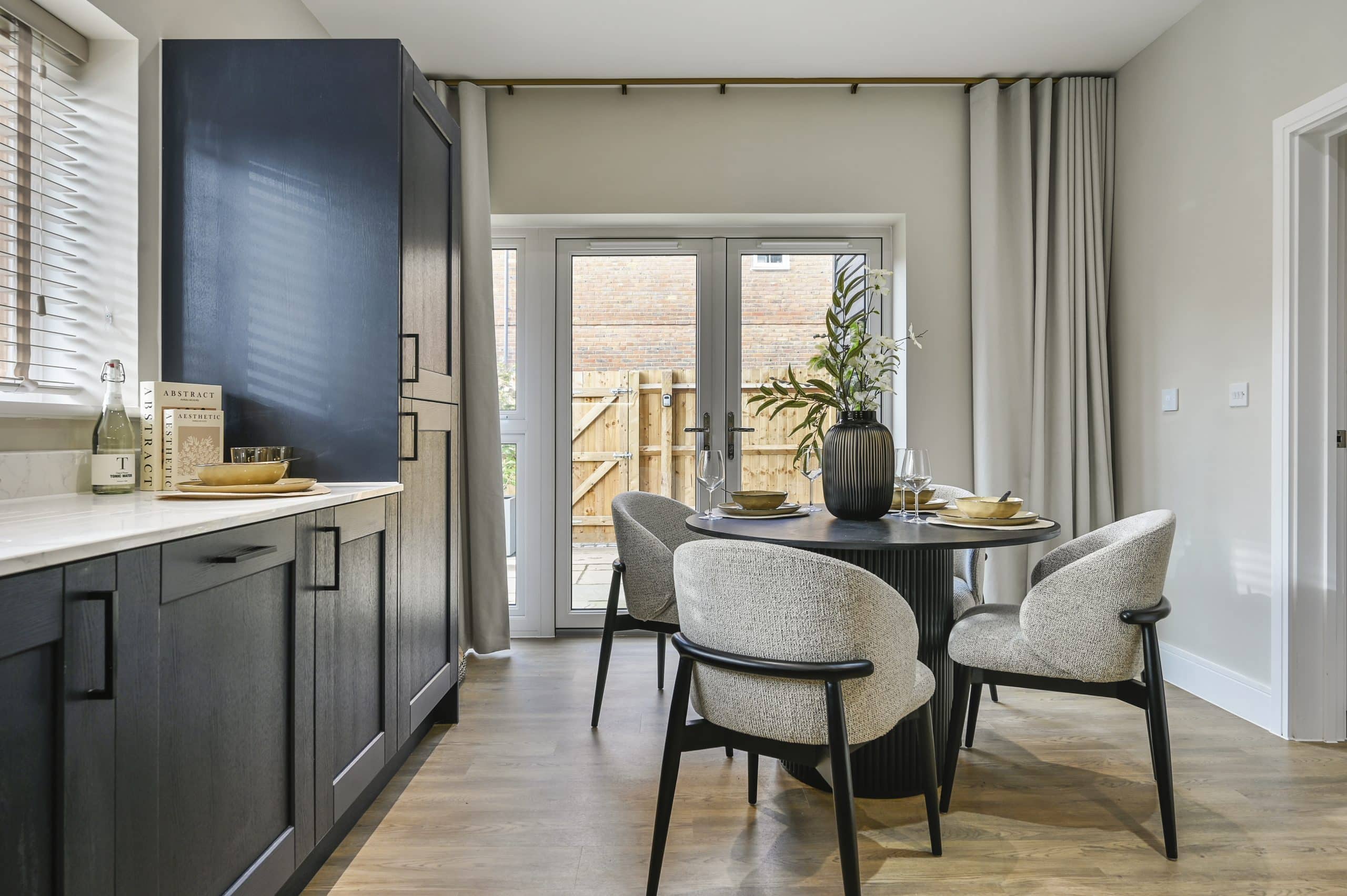 Dining area in the Ryarsh at Poppy Fields.
